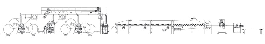 3/5/7 ply Corrugated Board Production Line