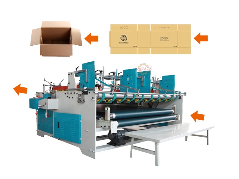 Pressing Type Semi-Automatic Folder Gluer